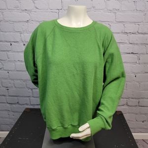 AERIE LIME GREEN CREWNECK SWEATSHIRT